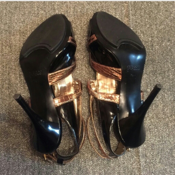 GUESS leopard Gladiator Heels - Picture 4 of 4